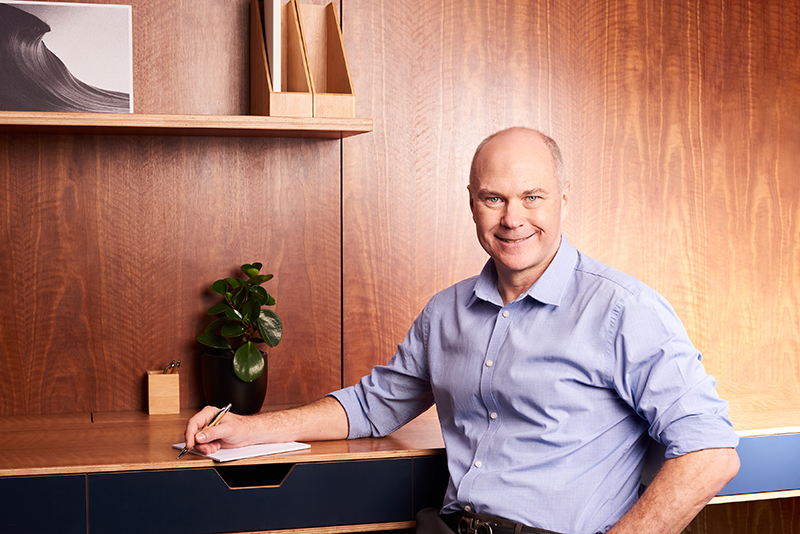 Dr Timothy Smith Endodontist at desk