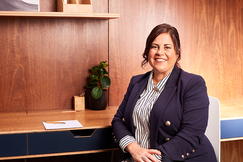 Sherri Daley Practice Manager at desk